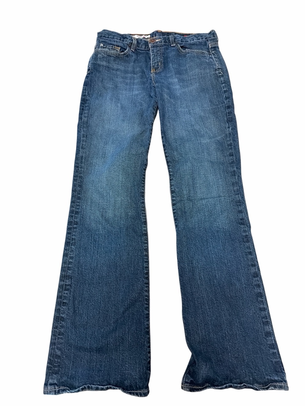 Y2K Wide Leg Bootcut Curvy Jeans Medium Wash Stretch Women’s Size 8 W29 31x29